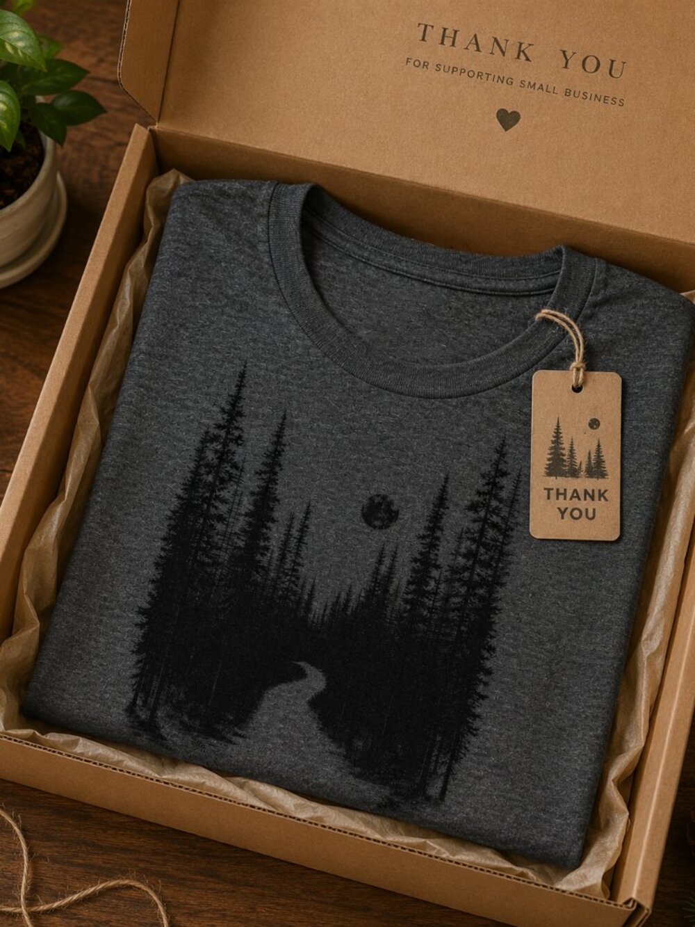 Forest Roads Shirt | Pine Tree Graphic Tee | Outdoors T-Shirt